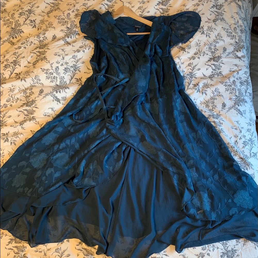 Torrid low high wrap dress